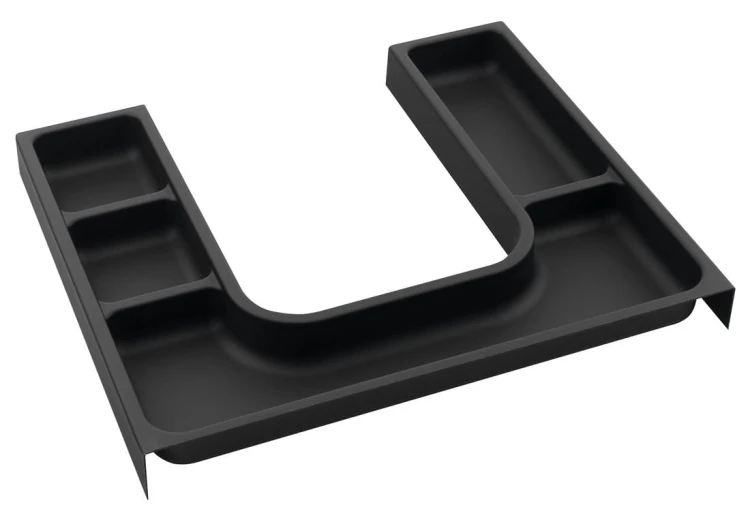 LINDO "U" organizer 372x36x323mm, plastik, antracyt #3