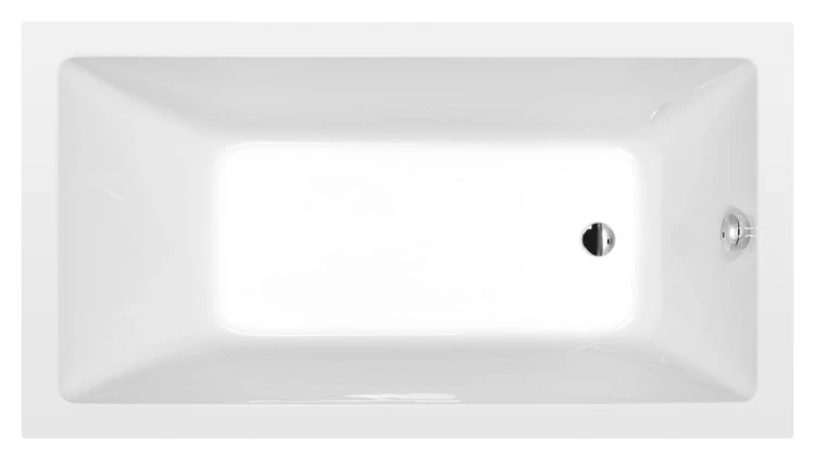 NOEMI wanna prostokątna 160x80x39cm, biały