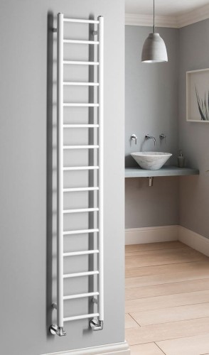 DINA grzejnik łazienkowy 300x1740 mm, biały #2