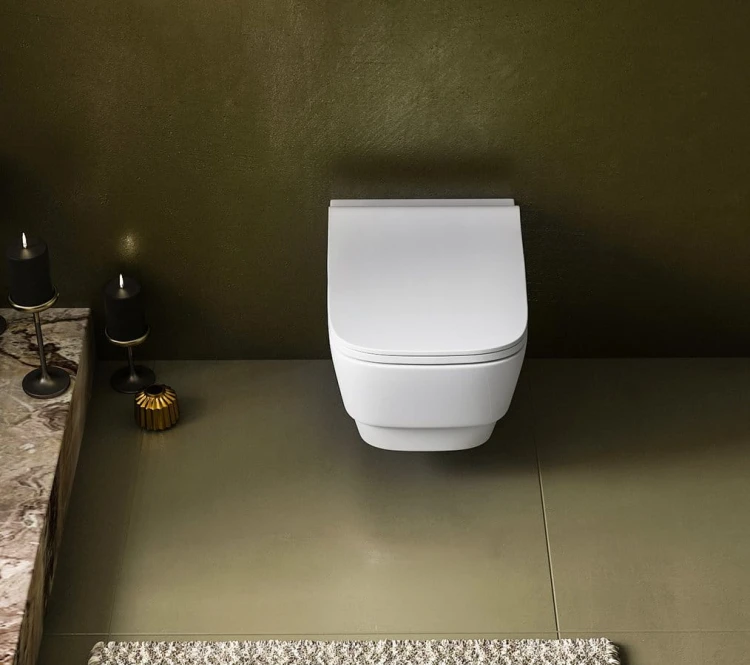 BELLO WC wiszące ze stelażem podtynkowym i przyciskiem Schwab, biały #3