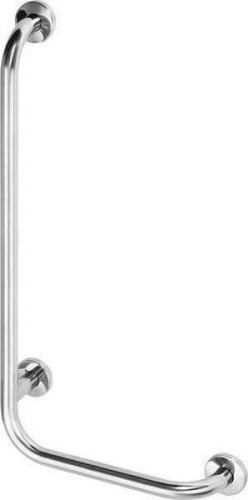 HANDICAP poręcz ścienna lewa 810x550mm, stal nierdzewna polerowana