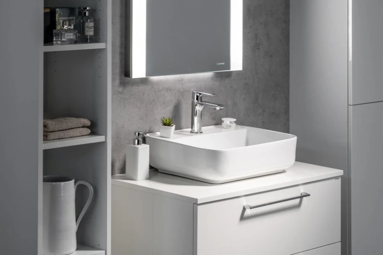 Blat DTDL 81x1,8x46,5cm, biały połysk #4