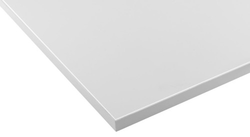 CIRASA blat DTDL 141,1x1,8x46,5cm, biały połysk #2