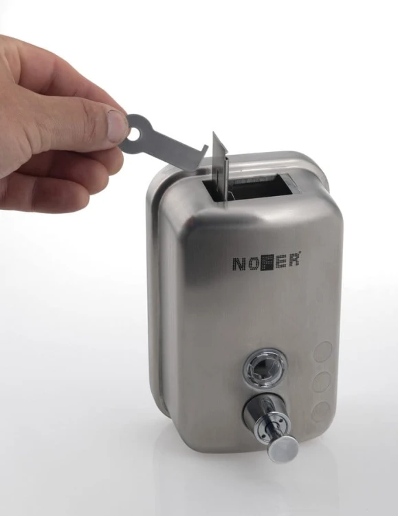 Dozownik mydła w płynie 600ml, stal nierdzewna mat #2