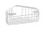 SMART półka narożna do kabiny prysznicowej, 200x80x151mm, biały
