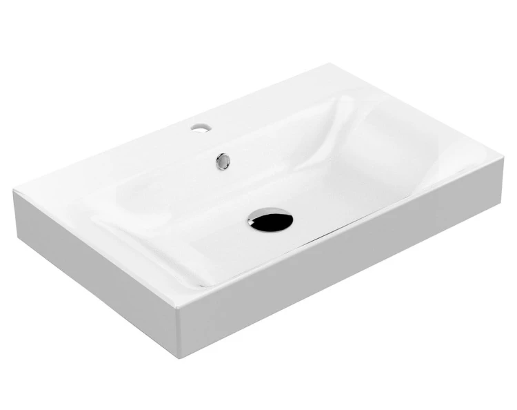 CENTO umywalka ceramiczna 60x45cm, biały