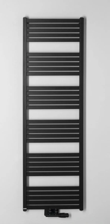 GRUNT grzejnik łazienkowy 500x1610 mm, podłączenie środkowe, czarny mat #3
