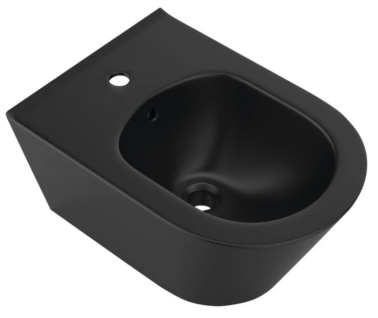 AVVA bidet wiszący 35,5x53cm, czarny mat