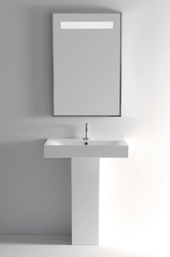 CENTO umywalka ceramiczna 80x45cm, biały #2