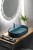 INFINITY OVAL umywalka ceramiczna nablatowa, 60x40cm, petrol mat #3