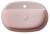 INFINITY OVAL umywalka ceramiczna nablatowa, 60x40cm, salmon #2