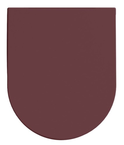 INFINITY Deska WC SLIM, Soft Close, Easy Take, maroon red mat #2