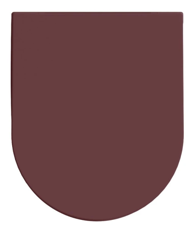 INFINITY Deska WC SLIM, Soft Close, Easy Take, maroon red mat #2