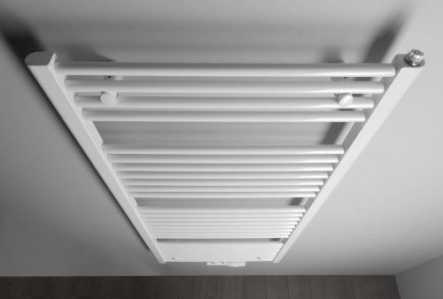 DIRECT grzejnik łazienkowy 450x1320 mm, podłączenie środkowe, biały #2