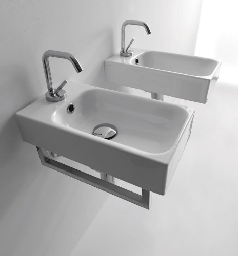 CENTO umywalka ceramiczna 45x25cm, biały #2