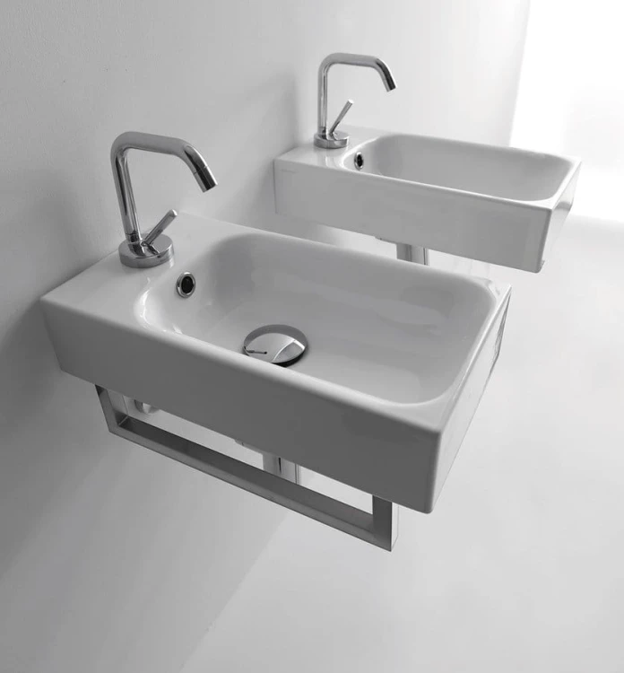 CENTO umywalka ceramiczna 45x25cm, biały #2