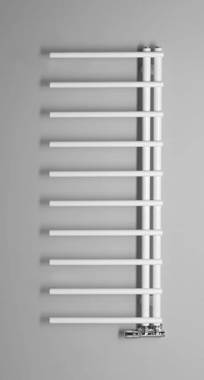 JUSTINA grzejnik łazienkowy 500x1246 mm, biały mat #4