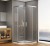 BORG kabina prysznicowa półokrągła 900x900x1950 mm, R550, szkło czyste