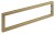 Wspornik 490x150x20mm, stal malowana, złoty mat
