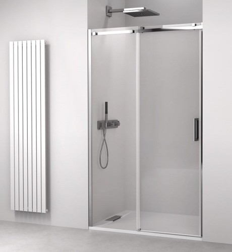 THRON SQUARE drzwi prysznicowe 1200 mm, szkło czyste