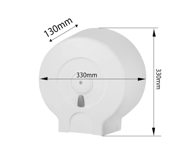 Rysunek techniczny - Dowoznik na papier toaletowy o Ø 29cm, ABS, biały
