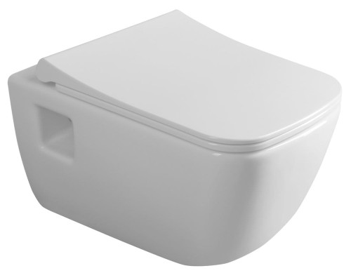 WALTER WC wiszące, Rimless, 37x52,5cm, biały #2