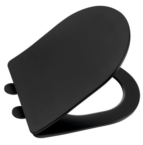 PACO deska WC, SLIM, Soft Close, Easy Take, czarny mat