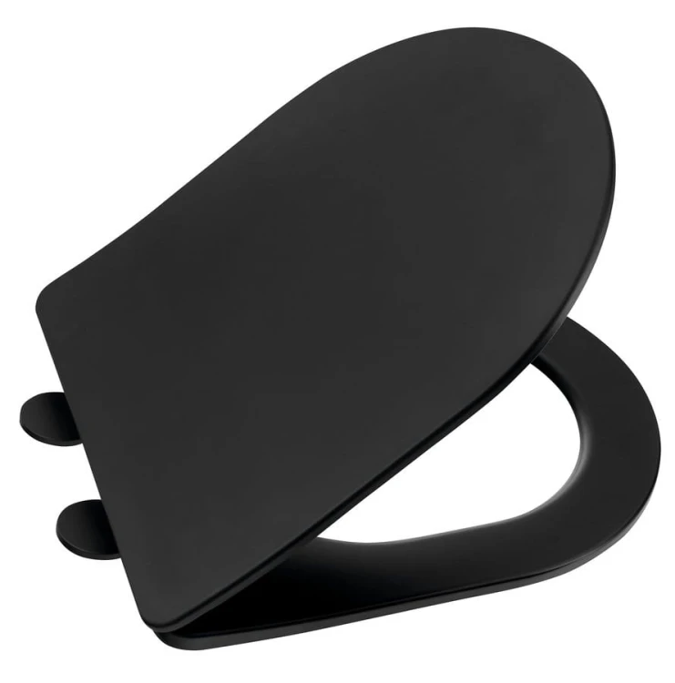PACO deska WC, SLIM, Soft Close, Easy Take, czarny mat