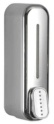 Dozownik płynnego mydła wiszący, 350ml, chrom