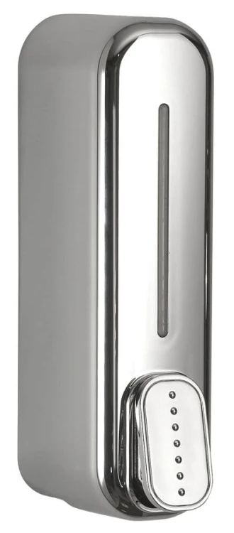 Dozownik płynnego mydła wiszący, 350ml, chrom