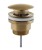 Odpływ umywalkowy 5/4", klik-klak, duży korek, 10-55mm, złoto mat