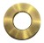 Metalowa maskownica przelewu umywałky, 30mm, złoto mat