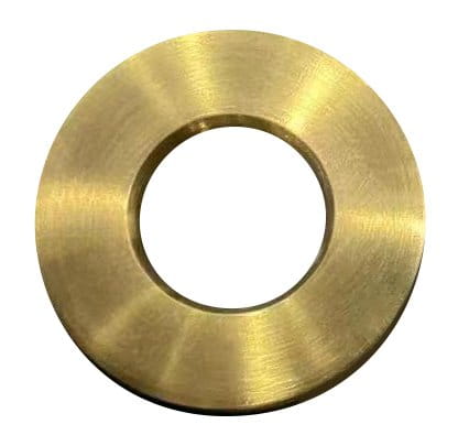 Metalowa maskownica przelewu umywałky, 30mm, złoto mat