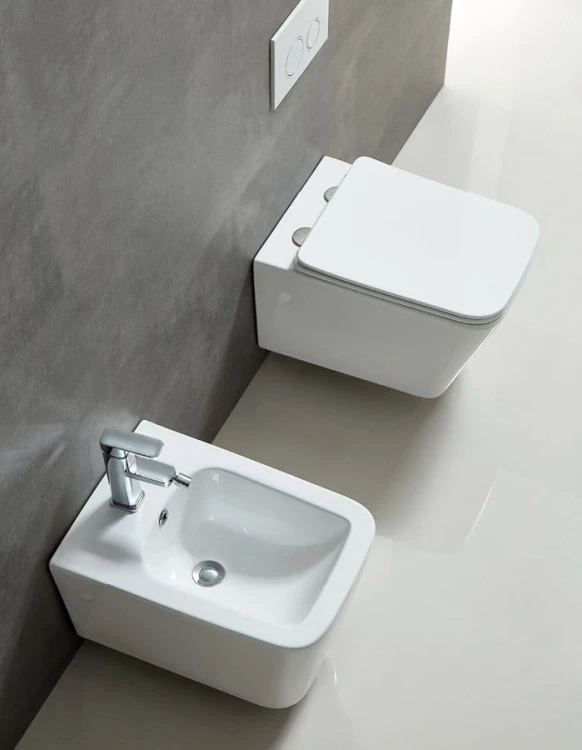 PORTO bidet wiszący, 36x52cm, biały #2