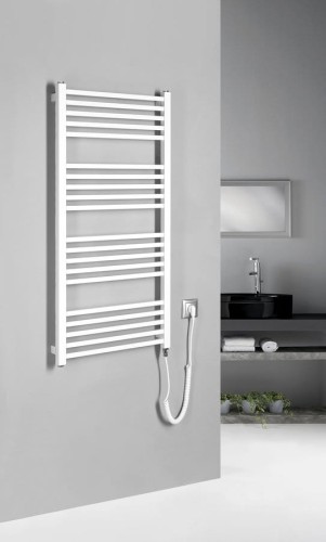 METRO-E grzejnik łazienkowi elektryczny 500x1060mm, 400 W, biały #2