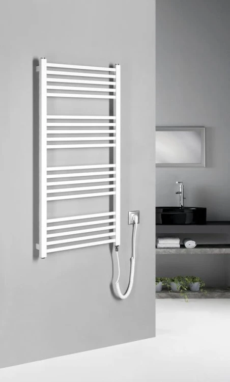 METRO-E grzejnik łazienkowi elektryczny 500x1060mm, 400 W, biały #2