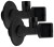 Kątowy zawór kulowy 1/2"x3/8”, para, czarny mat