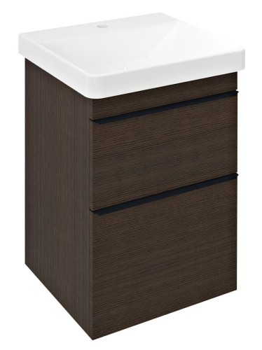 SITIA szafka umywalkowa 46,4x70x44,2cm, 2 szuflady, sosna rustykalna
