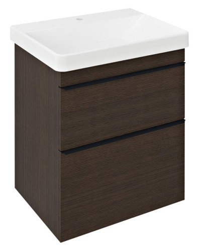SITIA szafka umywalkowa 56,4x70x44,2cm, 2 szuflady, sosna rustykalna