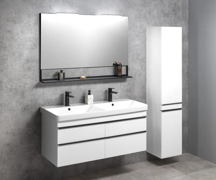 SITIA szafka umywalkowa 116x50x44,2cm, 4 szuflady, biały mat #2