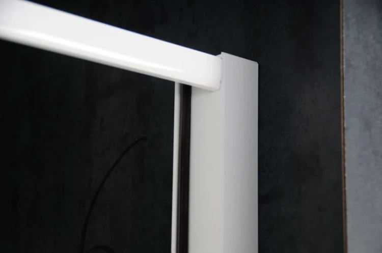 AMICO drzwi prysznicowe zawiasowe 1040-1220x1850mm, szkło czyste #10
