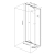 Rysunek techniczny - AMICO drzwi prysznicowe zawiasowe 1040-1220x1850mm, szkło czyste