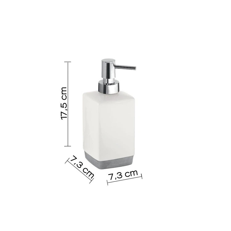 Rysunek techniczny - LUCY dozownik mydła, 350 ml, ceramika