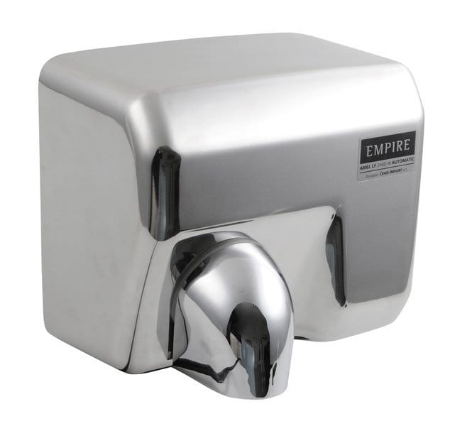 EMPIRE elektryczna suszarka do rąk, bezdotykowa 230 V, 2400 W, 278x243x213 mm, stal nierdzewna mat