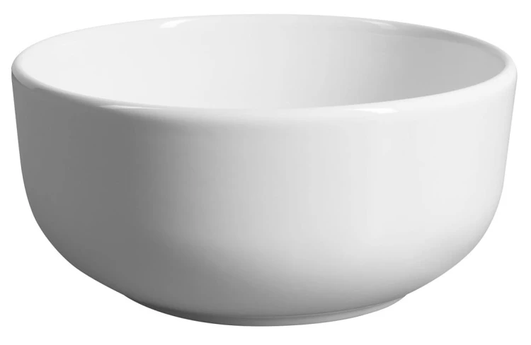 EMMI umywalka ceramiczna nablatowa, Ø 33cm, biały #3