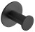 X-ROUND BLACK haczyk samoprzylepny, czarny mat