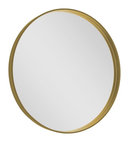 NOTION lustro w ramie, ø 70cm, złoty mat