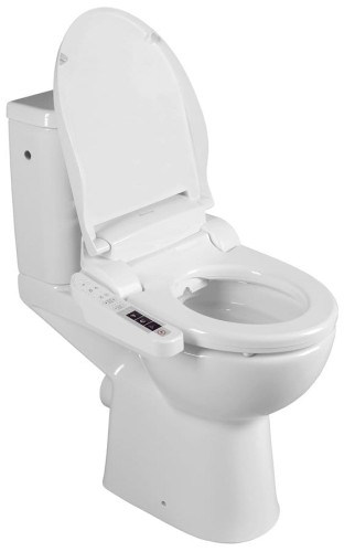 HANDICAP WC kombi deska podnoszona z elektronicznym bidetem BLOOMING EKO PLUS, Rimless, odpływ poziomy, biały #2