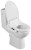HANDICAP WC kombi deska podnoszona z elektronicznym bidetem BLOOMING EKO PLUS, Rimless, odpływ poziomy, biały #2
