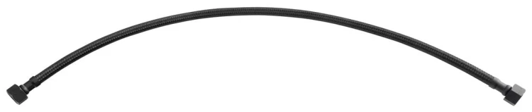 Wąż przyłączeniowy nierdzewny FxF 3/8"x3/8", 60cm, czarny mat #2